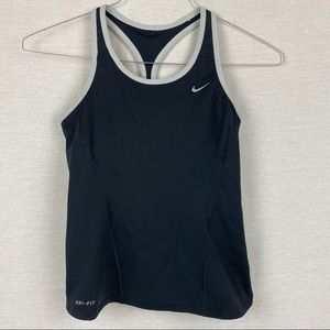 Nike Dri-Fit XS Black Racerback Tank Top